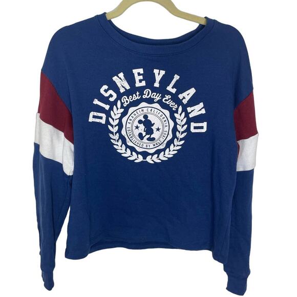 Disney Mickey Mouse Best Day Ever Light Weight Sweatshirt size medium - Picture 1 of 5